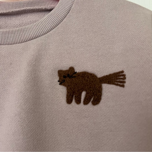 🆕fleeced-sleeve sweatshirt - Picture 4 of 7